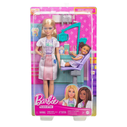 Barbie Nurturing Dentist Playset with Dental Tools and Patient