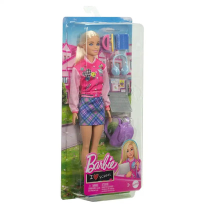Barbie Back to School Doll with School Uniform & Accessories