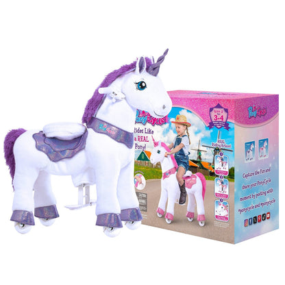 Purple Unicorn Ride-On - Assorted color