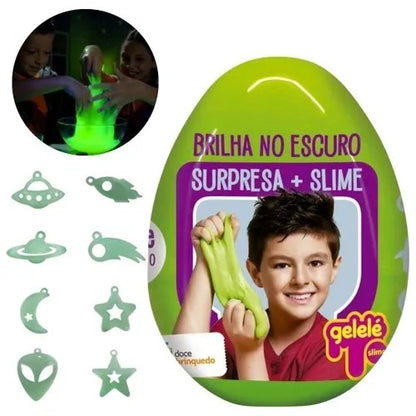 Glow in the Dark Slime Toy Egg