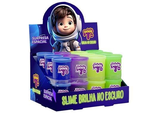 Glow in the Dark Slime with Space Surprise Assorted