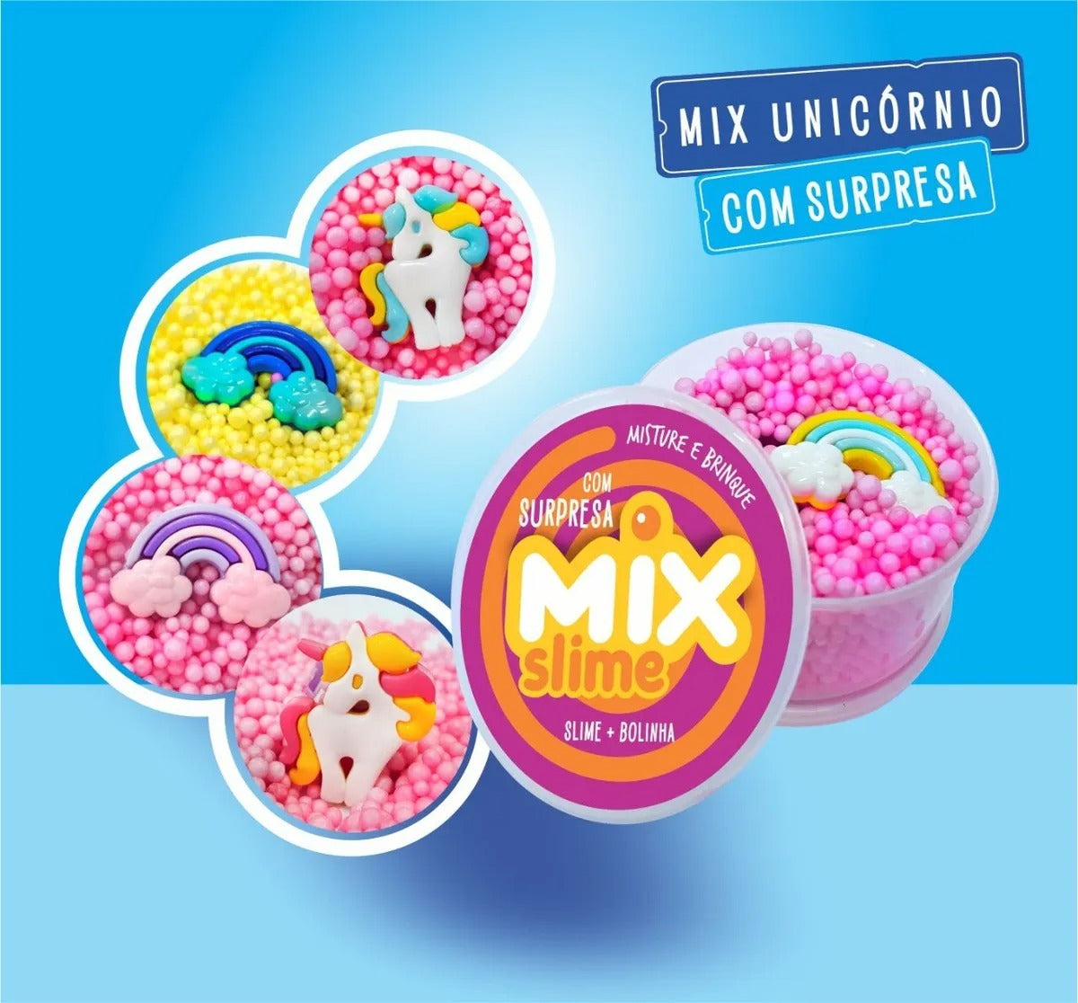 Slime Mix Surprise 153gr Unicorn Assorted
