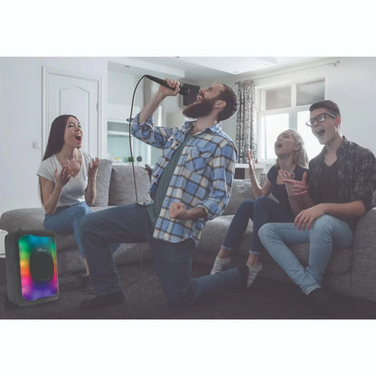 Flame Bluetooth Speaker with Mic and Party Lights USB AUX