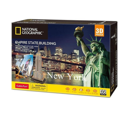 Cubic Fun National Geographic 3D Puzzle Empire State Building (66 Pieces)