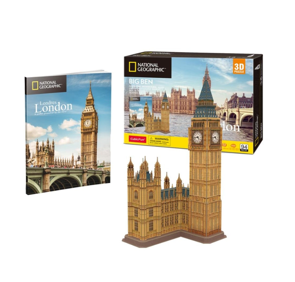 Cubic Fun National Geographic 3D Puzzle Big Ben (94 Pieces)