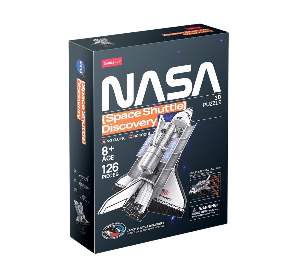 Cubic Fun Nasa 3D Puzzle Space Shuttle Discovery (126 Pieces)