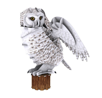 Cubic Fun National Geographic 3D Puzzle Snowy Owl (62 Pieces)