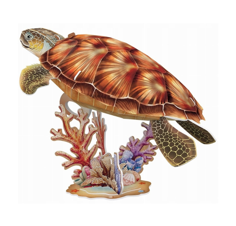 Cubic Fun National Geographic 3D Puzzle Sea Turtle (31 Pieces)