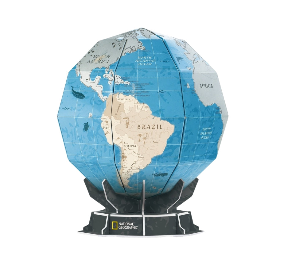 Cubic Fun National Geographic 3D Puzzle Globe (32 Pieces)