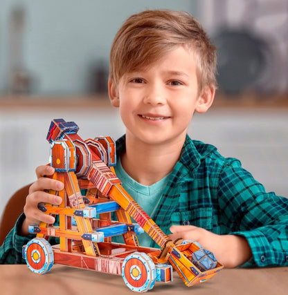 Cubic Fun National Geographic 3D Puzzle Catapult (84 Pieces)