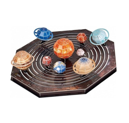 Cubic Fun National Geographic 3D Puzzle Solar System (173 Pieces)