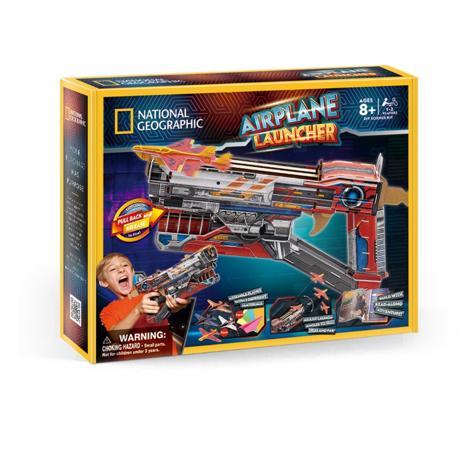 Cubic Fun National Geographic Airplane Launcher