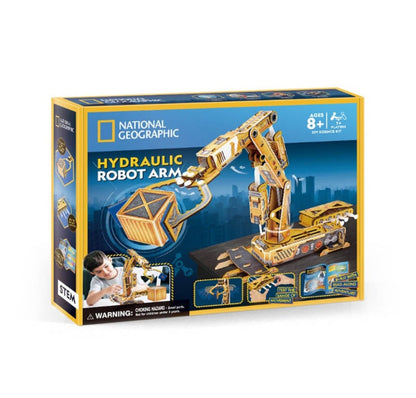 Cubic Fun National Geographic 3D Puzzle Hydraulic Robotic Arm (120 Pieces)