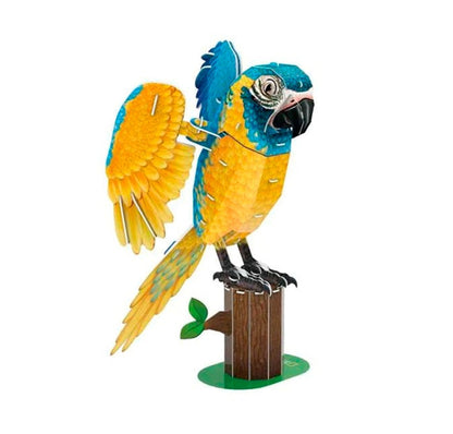 Cubic Fun National Geographic 3D Puzzle Blue Throated Macaw (94 Pieces)