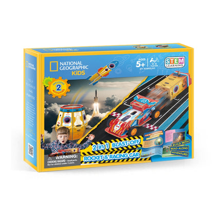 Cubic Fun 2 In 1 Blast Off Rocket & Racing Car