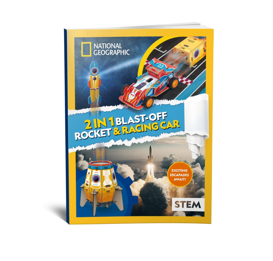 Cubic Fun 2 In 1 Blast Off Rocket & Racing Car