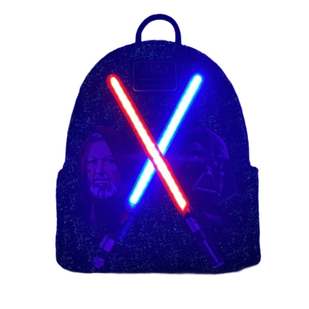 Star Wars Lightsaber Light Up Glow in the Dark Backpack