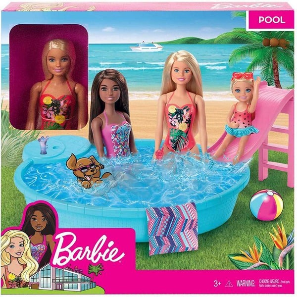 Barbie Blondie Doll With Pool