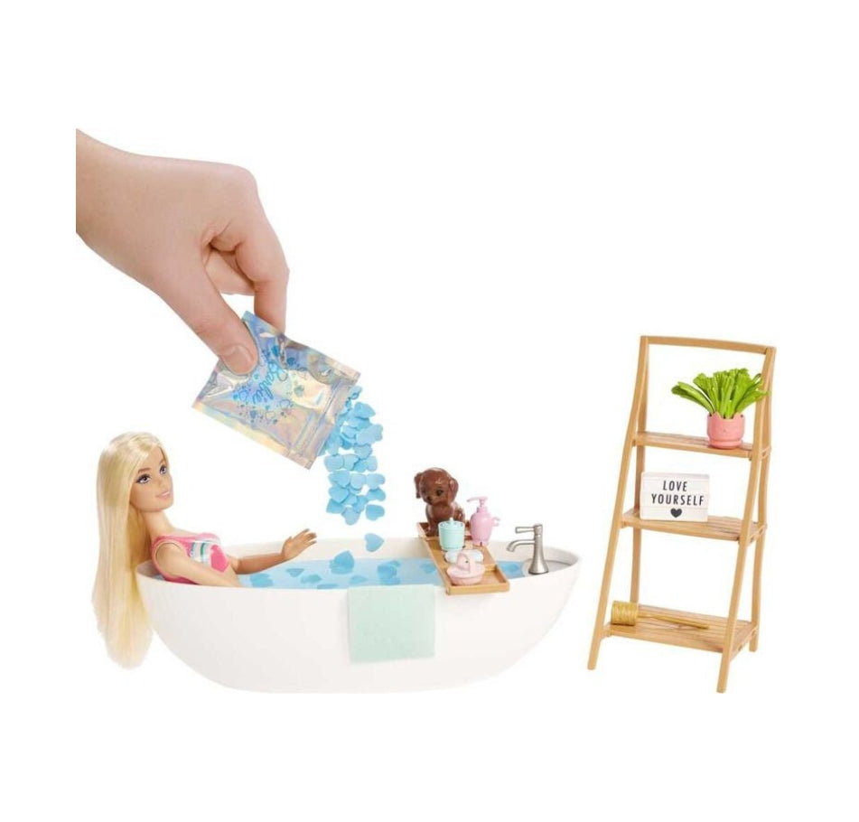 Barbie Confetti Soap Bath Playset