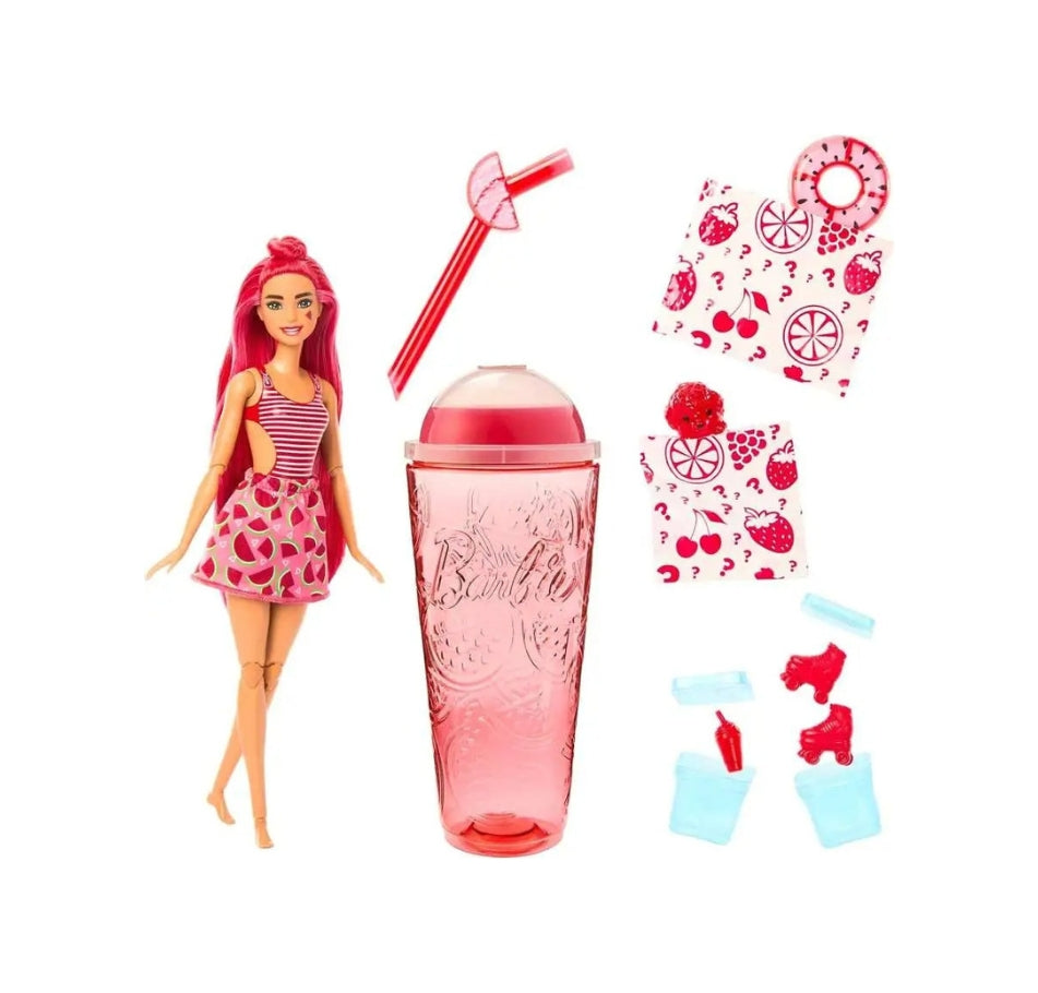 Barbie Pop Reveal Fruit Series - Watermelon Crush Scented Doll & Surprises