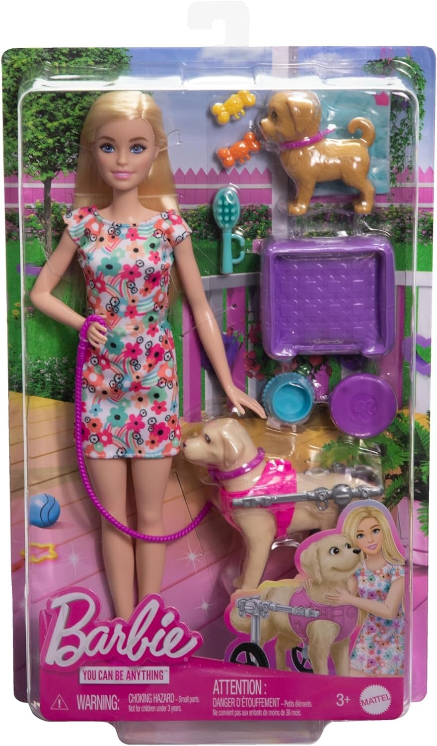 Barbie Walk And Wheel Pet