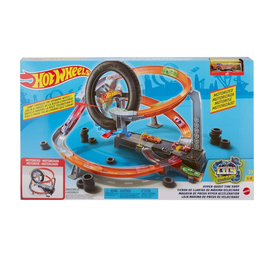 Hotwheels Hyper Boost Tire Shop