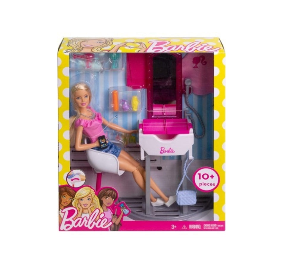 Barbie Shower Blonde Doll