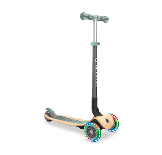 Globber Foldable Wood Scooter (Light Mint)