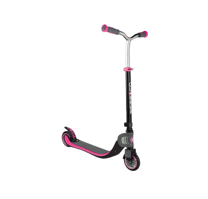 Globber Flow Foldable 125 Scooter (Black & Pink)