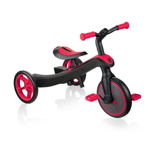 Globber Explorer Tricycle 2-in-1, Red