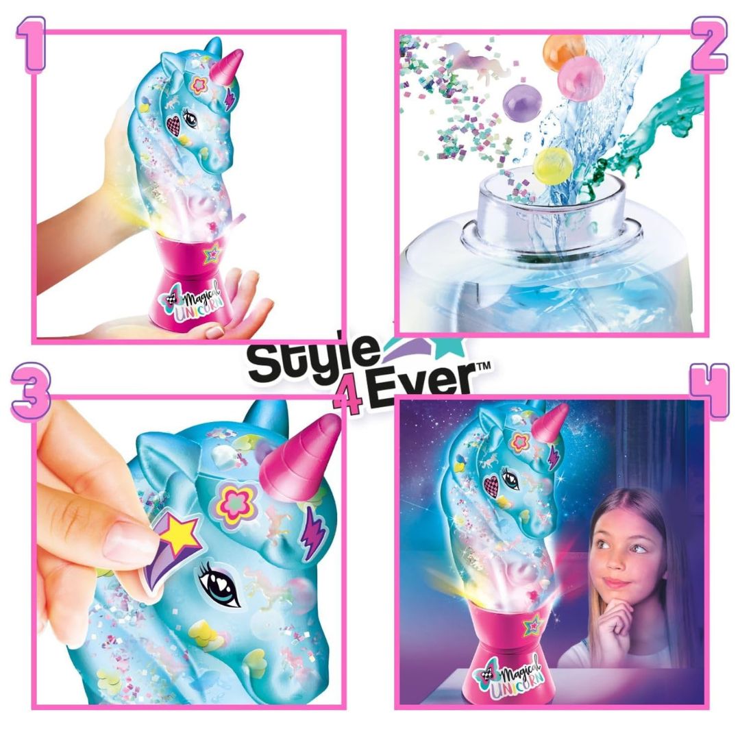 Style 4 Ever Unicorn Diy Lava Lamp