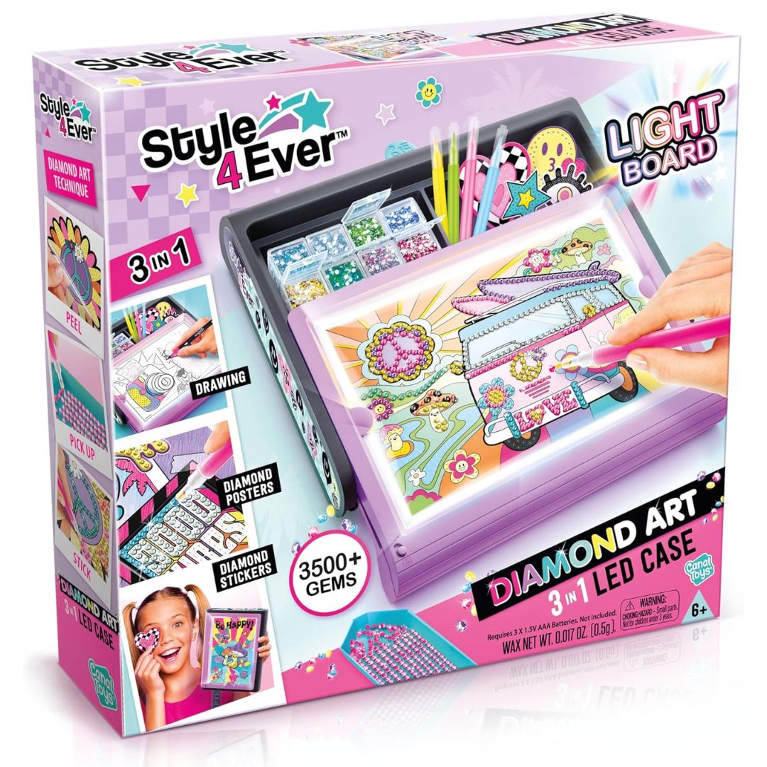 Style 4 Ever Diamond Art 3in1 LED Case