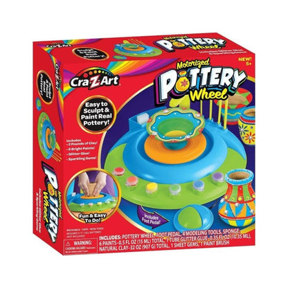 Motorized Pottery Wheel Activity Set