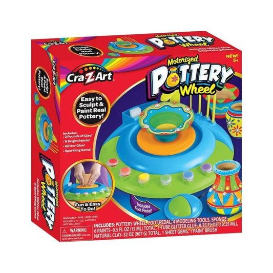 Motorized Pottery Wheel Activity Set