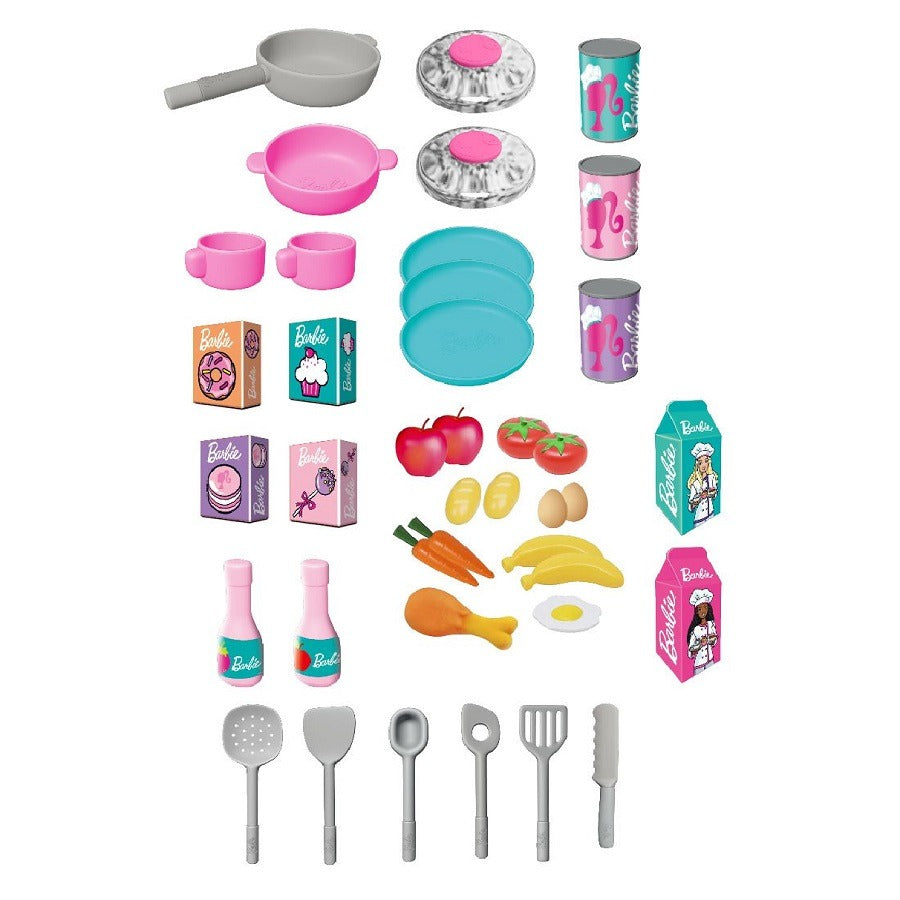 Barbie Kitchen with 40 Accessories