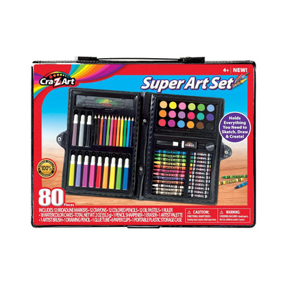 Cra-Z-Art Super Art Set, 80 Pieces