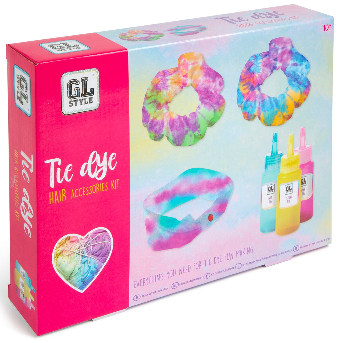 GL Style Tie Dye Hair Accessories Craft Set