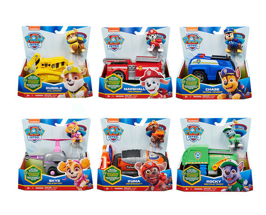 Paw Patrol Basic Vehicle Single Pack  (Assorted)