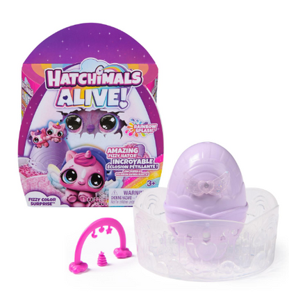 Hatchimals Alive Rainbow Splash FIzzy Color Surprise