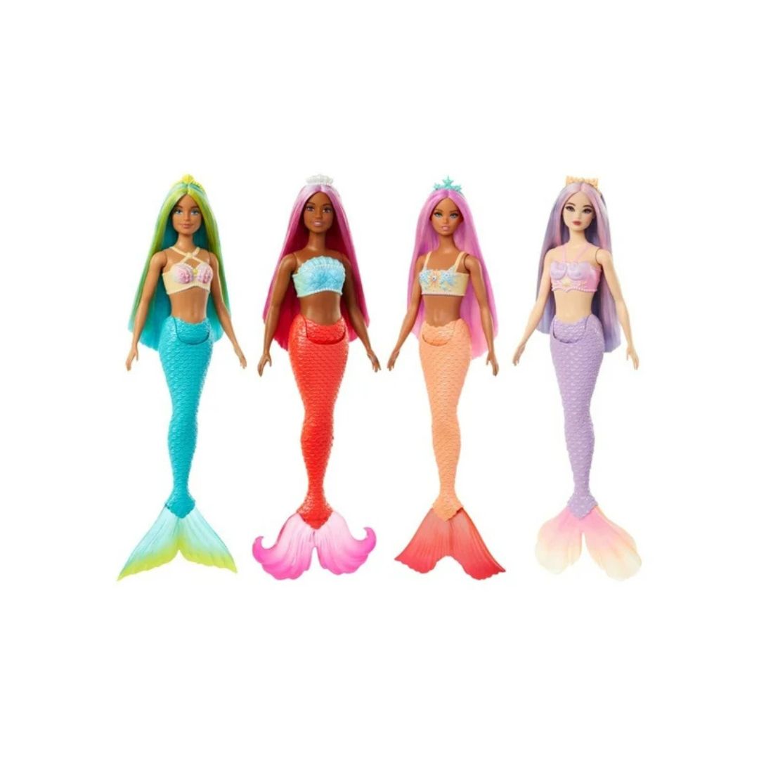 Barbie Blue Mermaid Blue Doll Asst