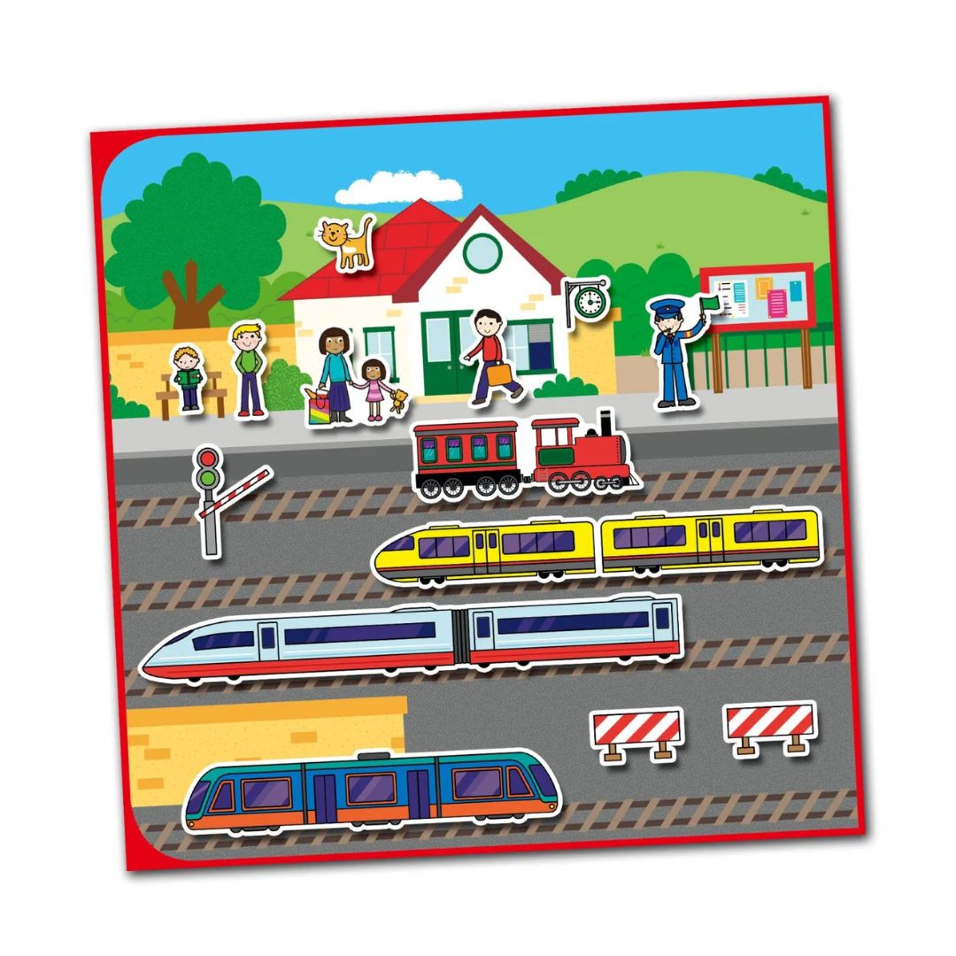 Vehicles Reusable Sticker Book