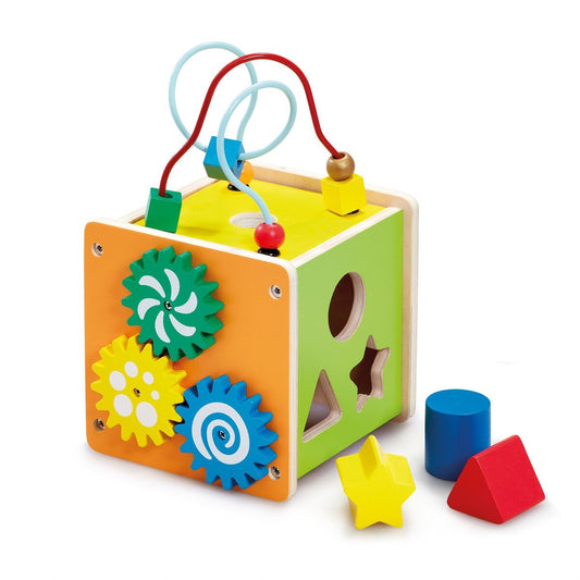 Elc Wooden Activity Cube