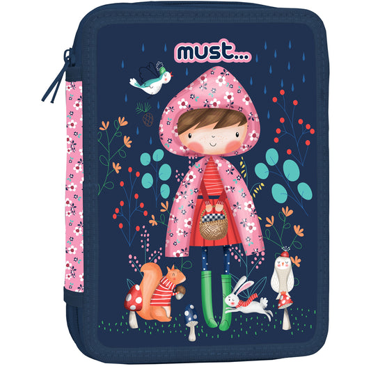 Must Hello Rain Pencil Case Double