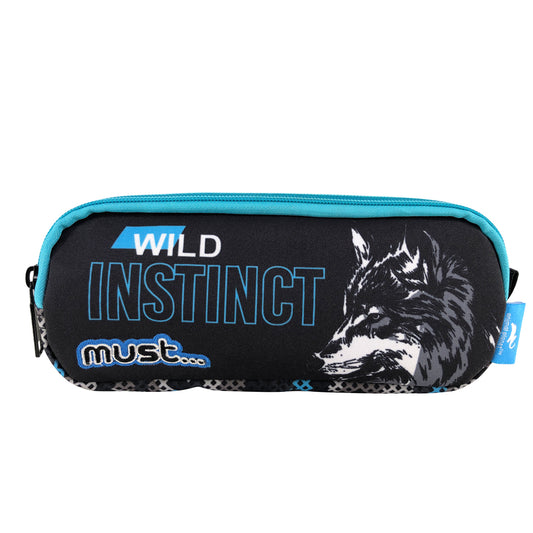 Must Animal Planet Blue Pencil Case