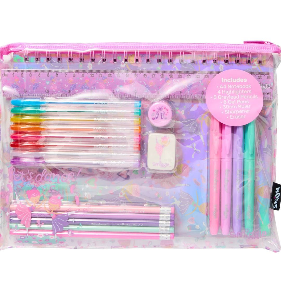 Smiggle Dance Stationery Set