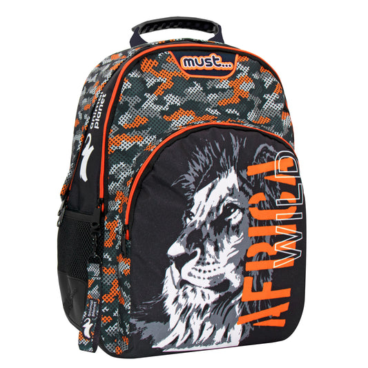 Must Animal Planet Orange Backpack