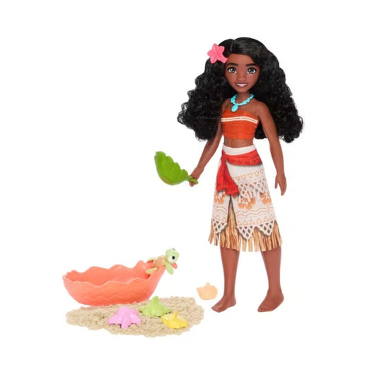 Disney Princess Moana Doll With Baby Turtle