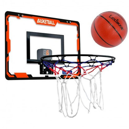 Electronic basketball hoop