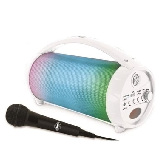 Wireless Bluetooth Speaker with Lights and Microphone