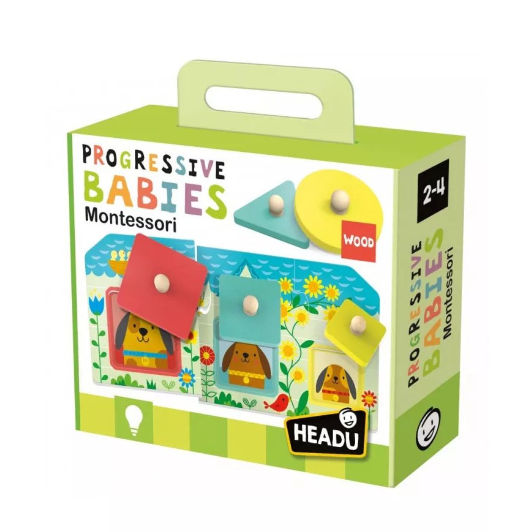 HEADU Montessori Progressive Babies Game